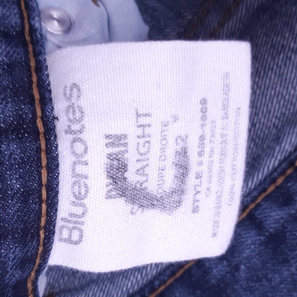 Men's jeans Bluenotes Dylan Strait legged Size 33/32 - Picture 8 of 8